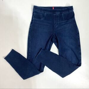 Spanx Ankle Jeanish High Waist Leggings Dark Wash M